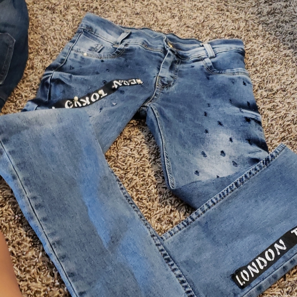 Girls Ripped Jeans